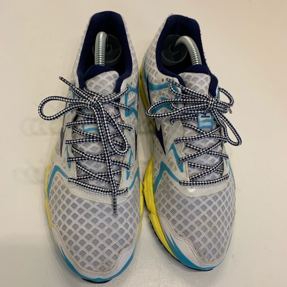 Mizuno Shoes WAVE HITOGAMI W Sz 10 White / Teal - Picture 1 of 5